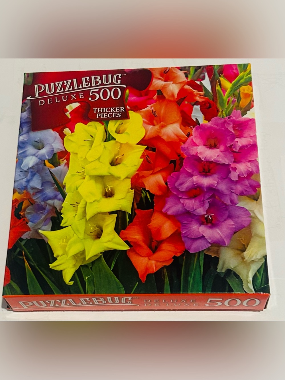 New “Gladiolus Festival” 500 Pieces 20” x 12” Puzzlebug